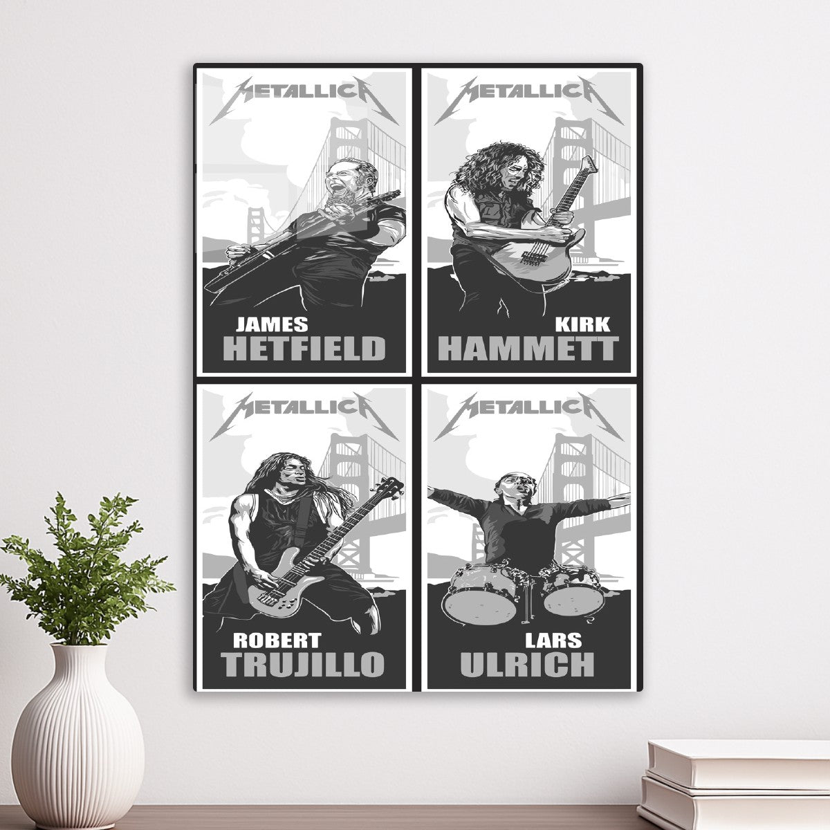 Metallica Iconic Band Portrait