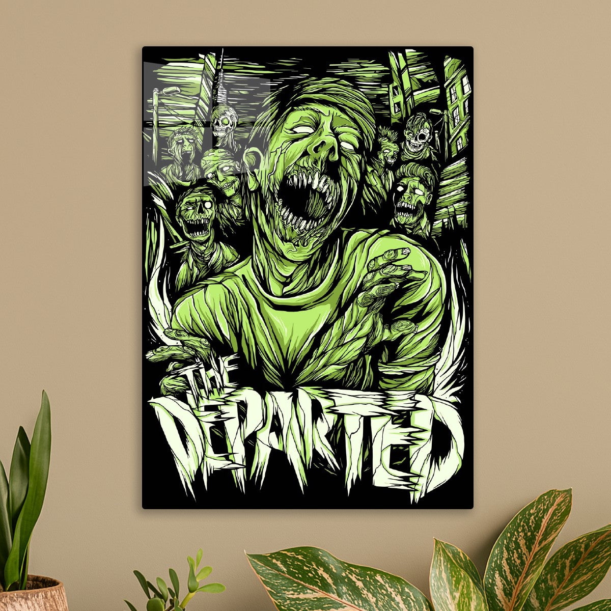 The Departed Zombie Scream Art