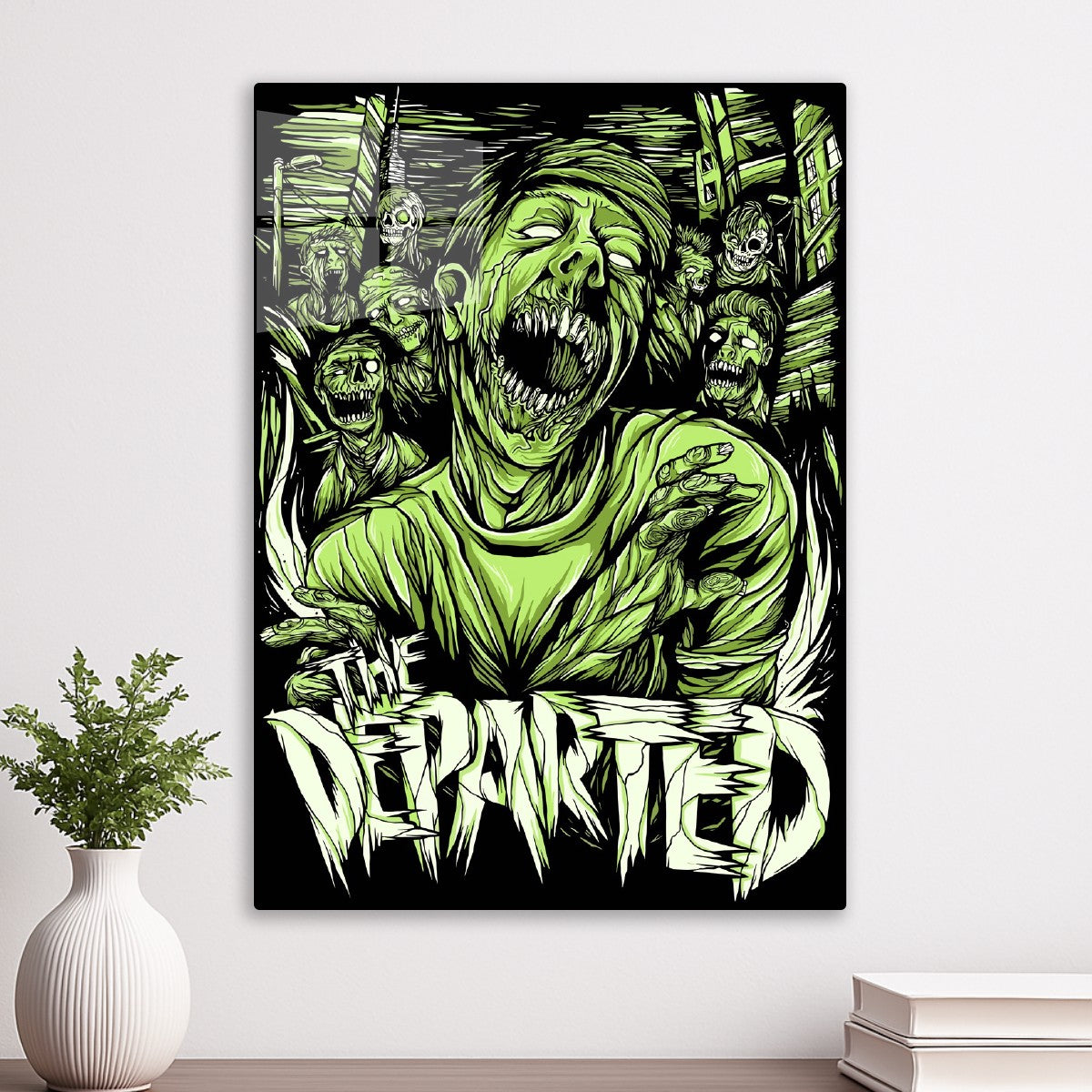 The Departed Zombie Scream Art