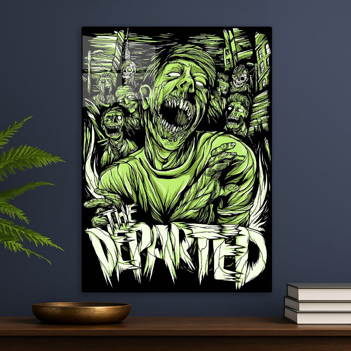 The Departed Zombie Scream Art