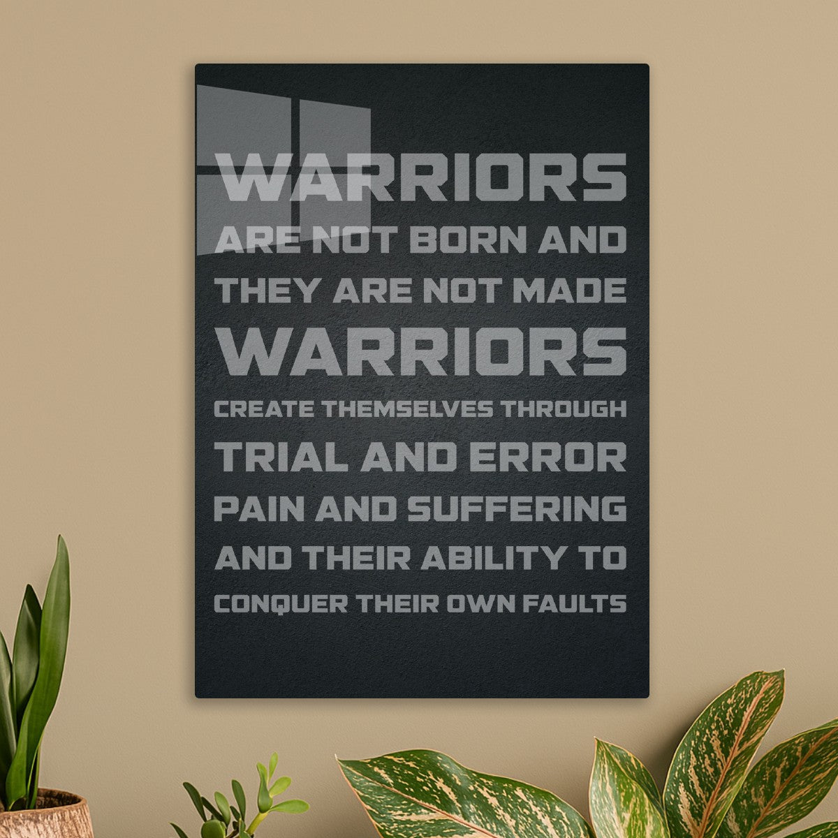 Warriors Are Not Born