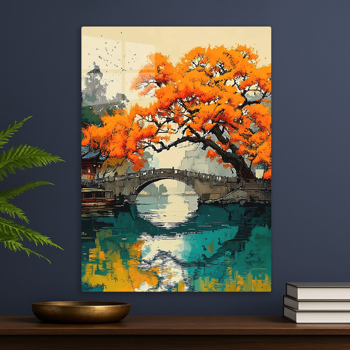 Autumn's Tranquil Arch