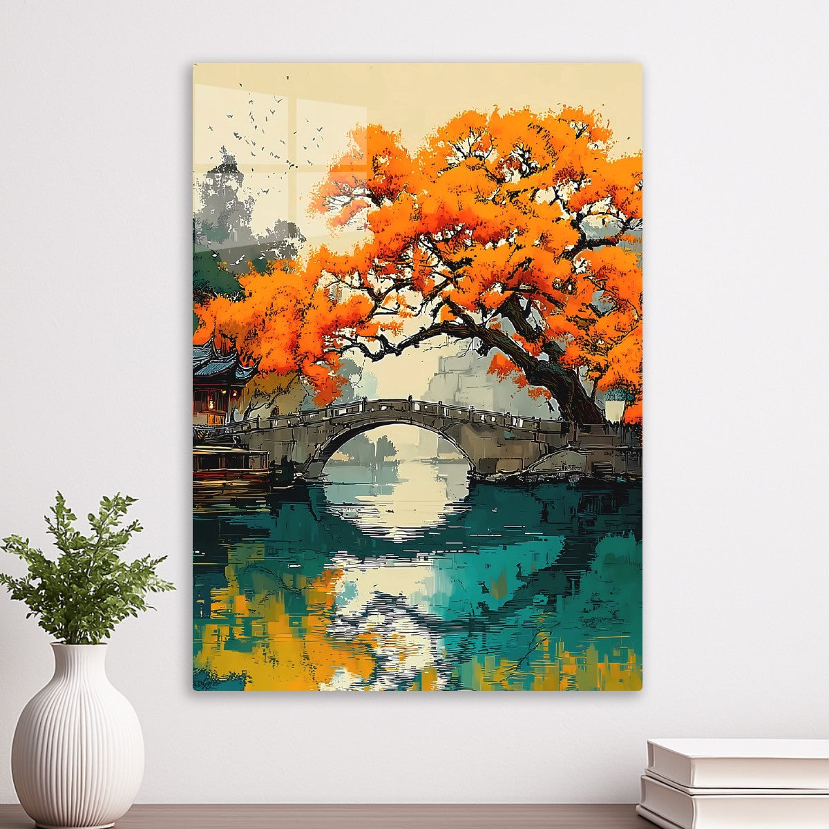 Autumn's Tranquil Arch