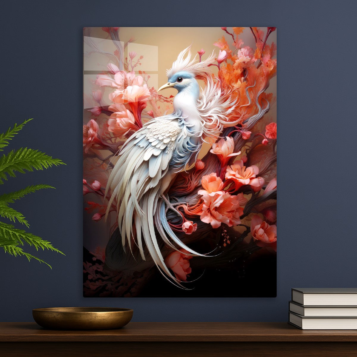 Beauttiful Bird and Blossoms