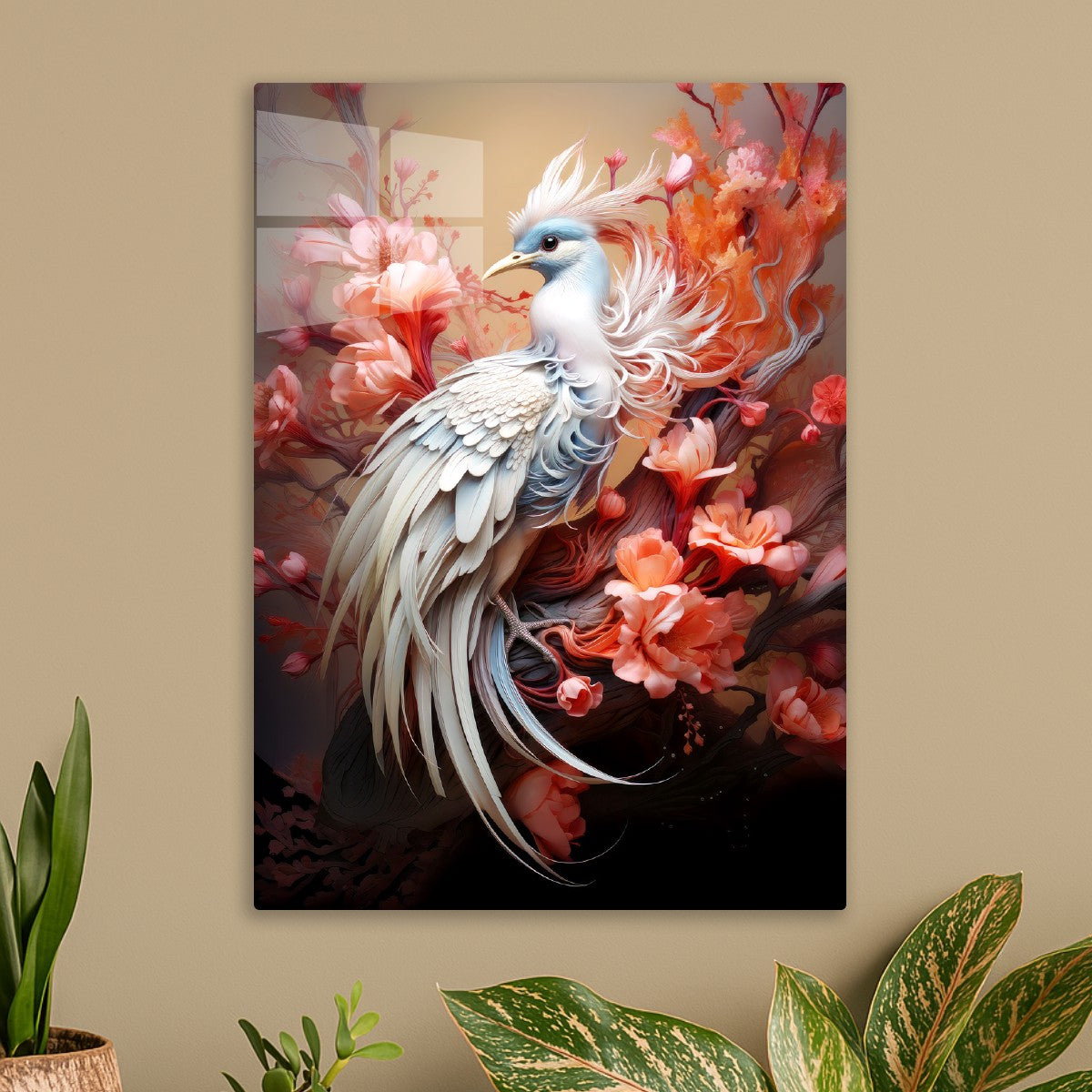 Beauttiful Bird and Blossoms