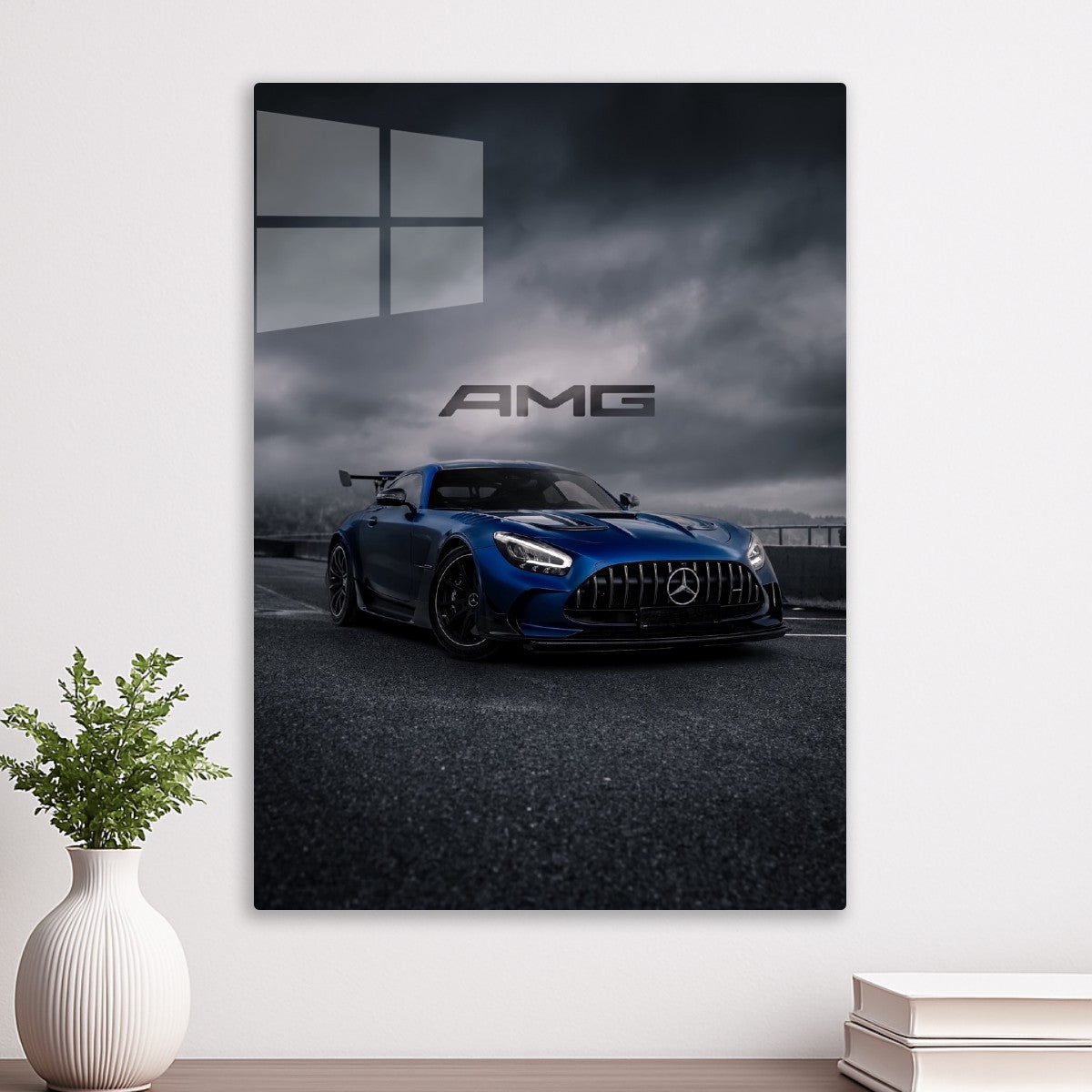 Dark Blue AMG-GT