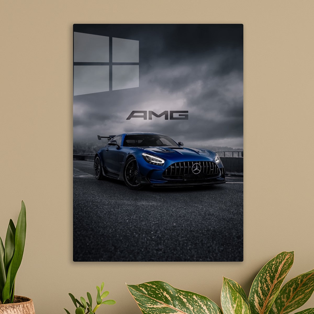 Dark Blue AMG-GT