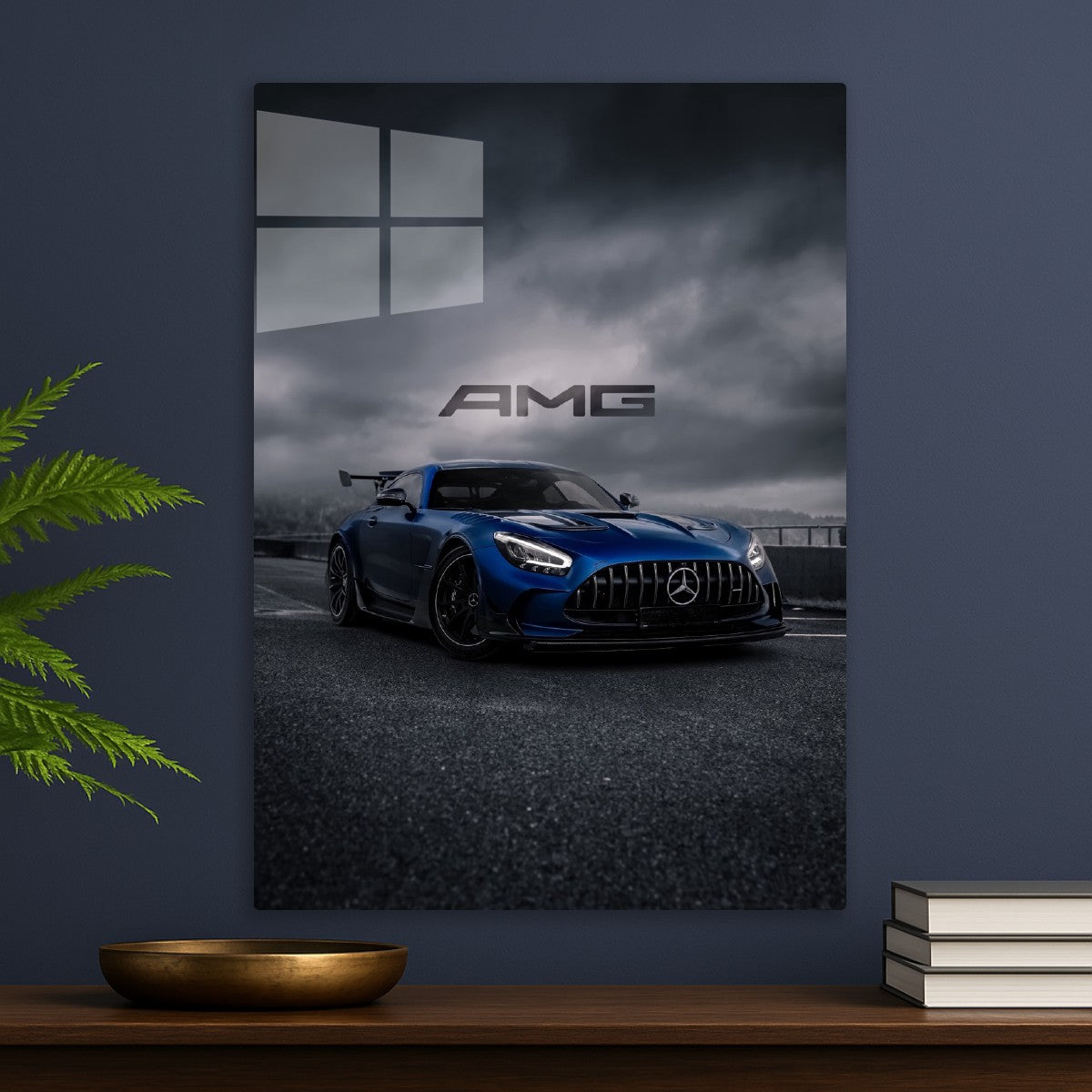 Dark Blue AMG-GT
