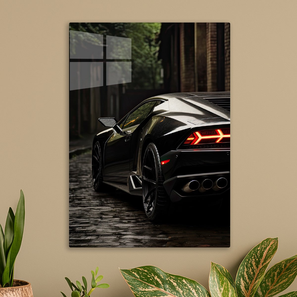 Sleek Back Lamborghini Huracan