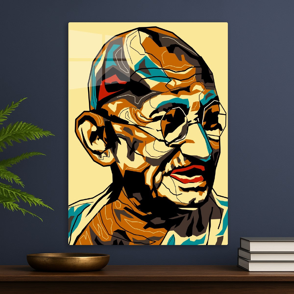 Mahatma Gandhi Figure Yellow