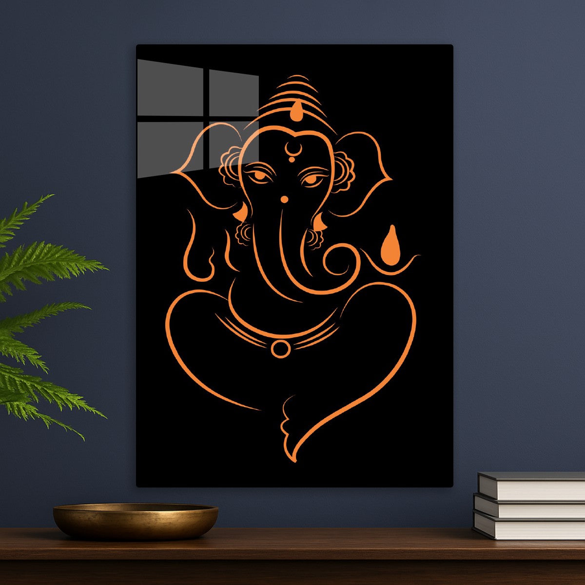 Elegant Line of Lord Ganesa