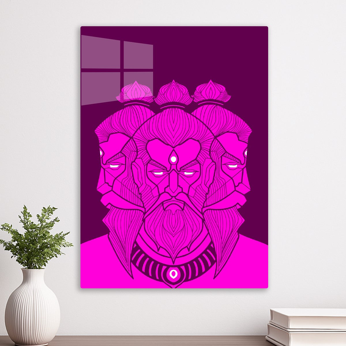 Trifold Deity Brahma Hindu