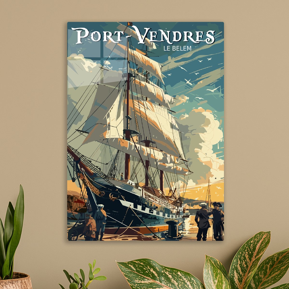 Port-Vendres Le Belem Arrival