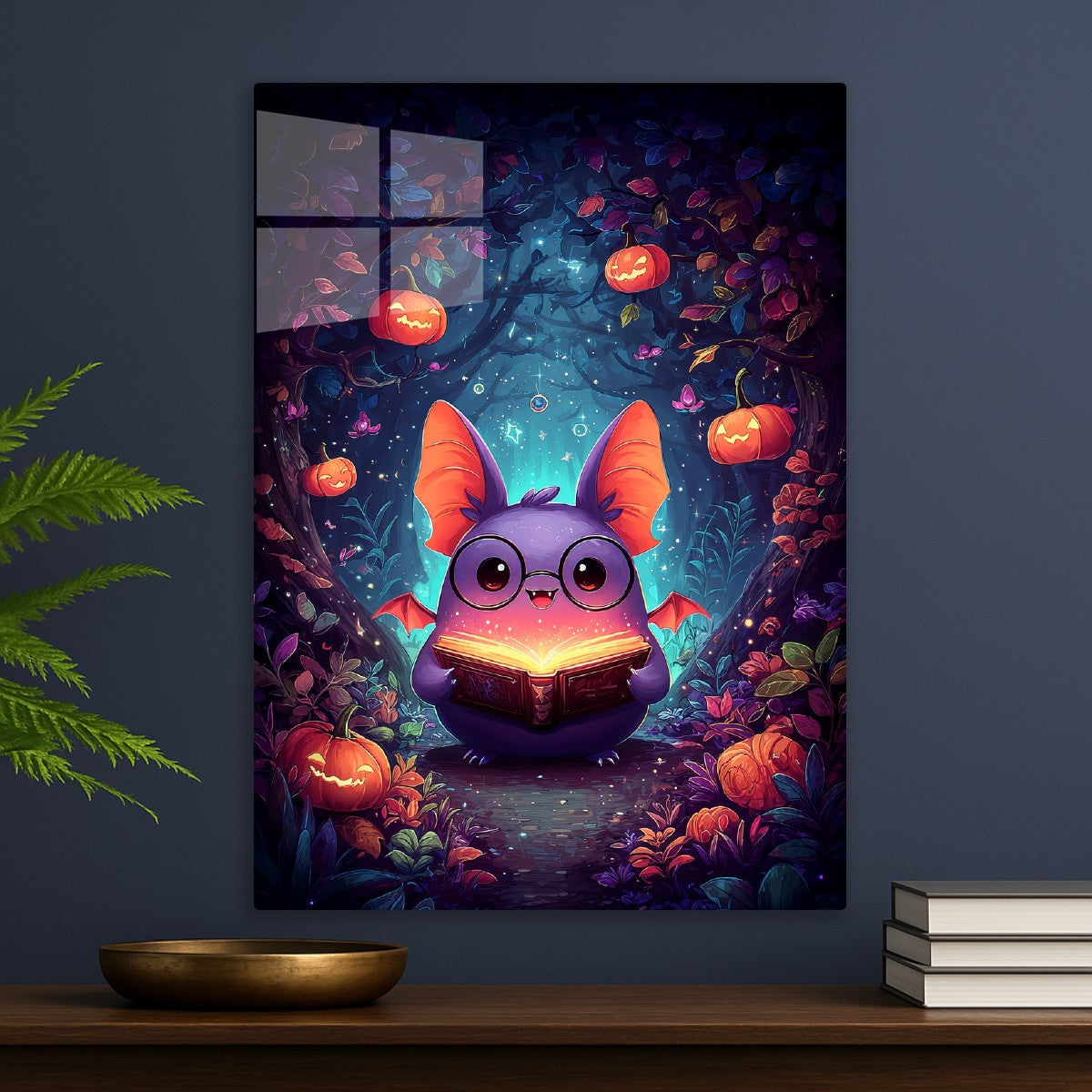 Bat Wizard and Spellbook