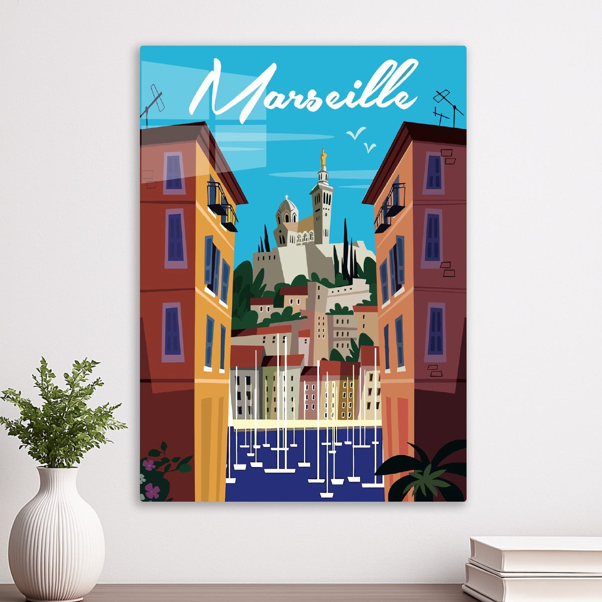 Marseille Rooftop View