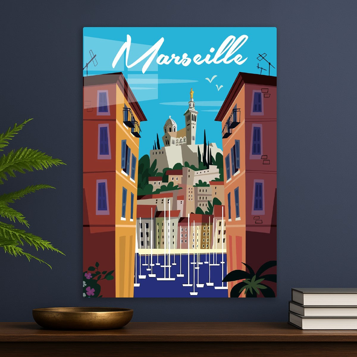 Marseille Rooftop View