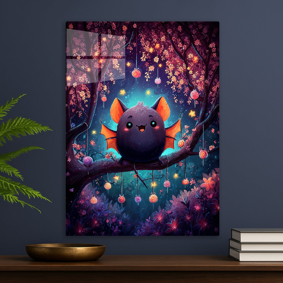 Candy Bat in Moonlight