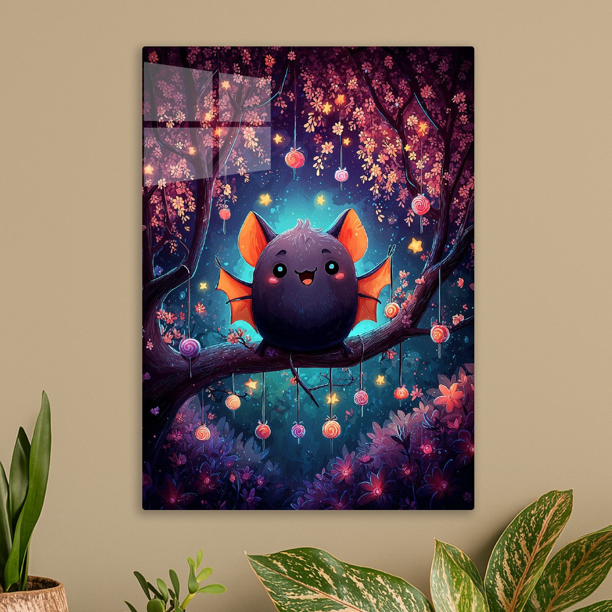 Candy Bat in Moonlight