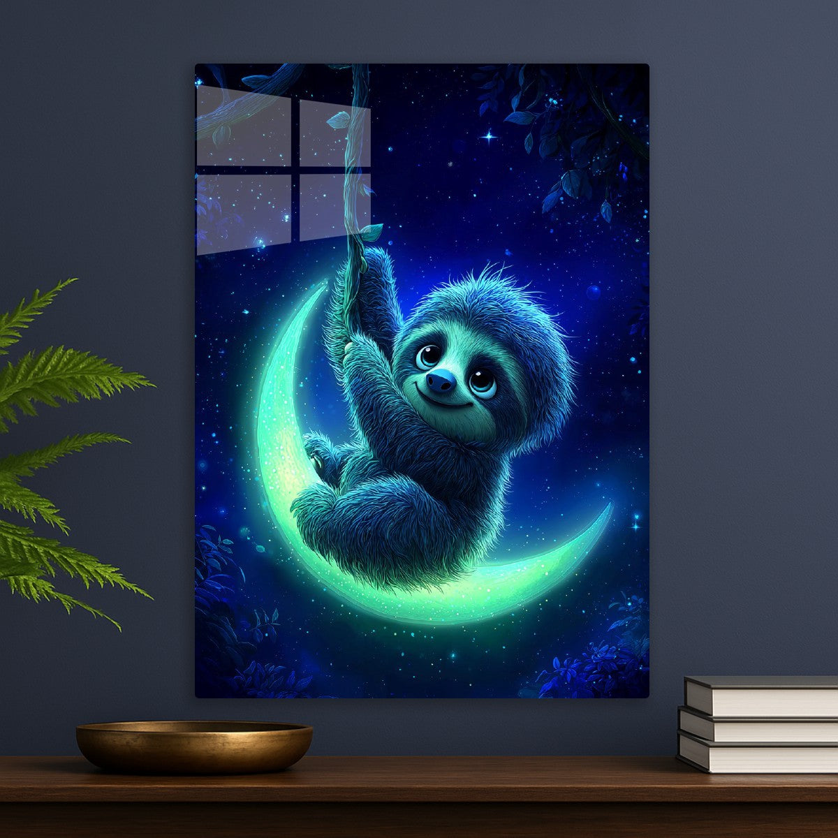 Sloth on the Moonlight Swing