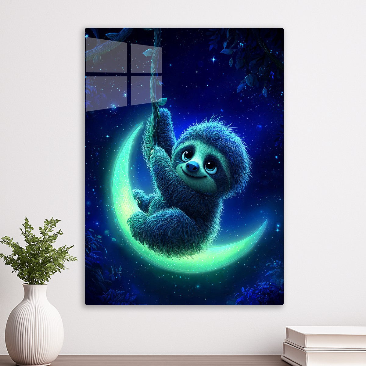 Sloth on the Moonlight Swing