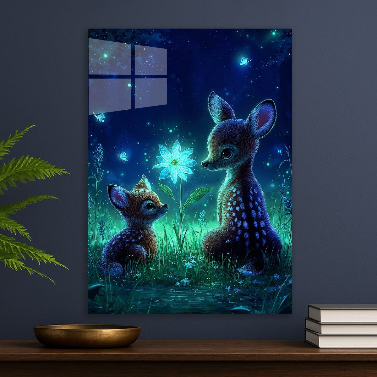 Deer and the Glowing Flower
