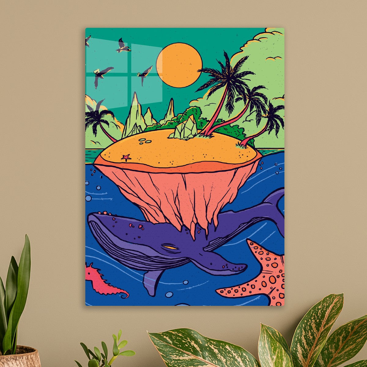 Floating Island Whale