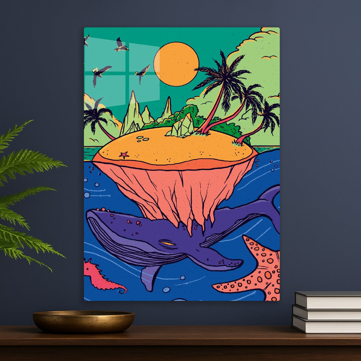 Floating Island Whale