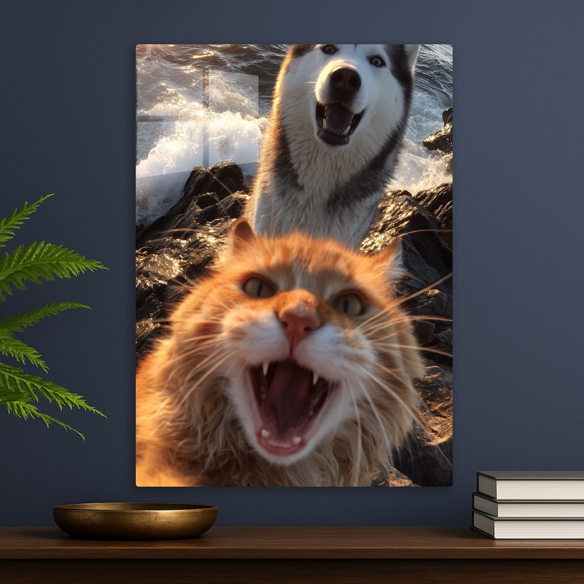 Awooooo! Cat! Awooo!