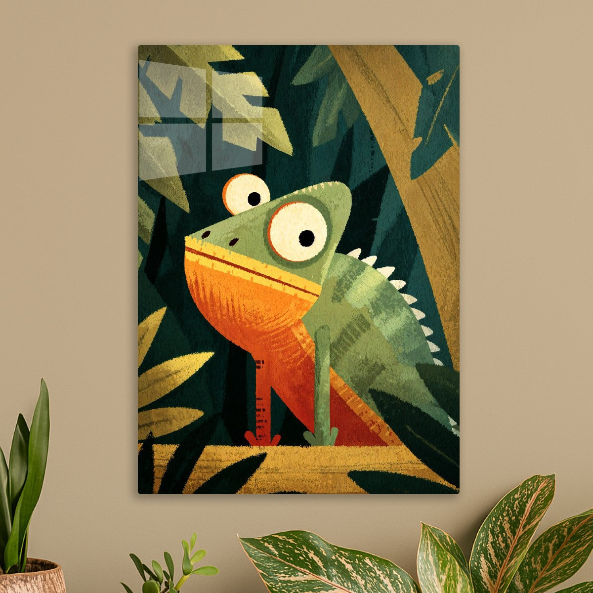 Jungle Chameleon Stare