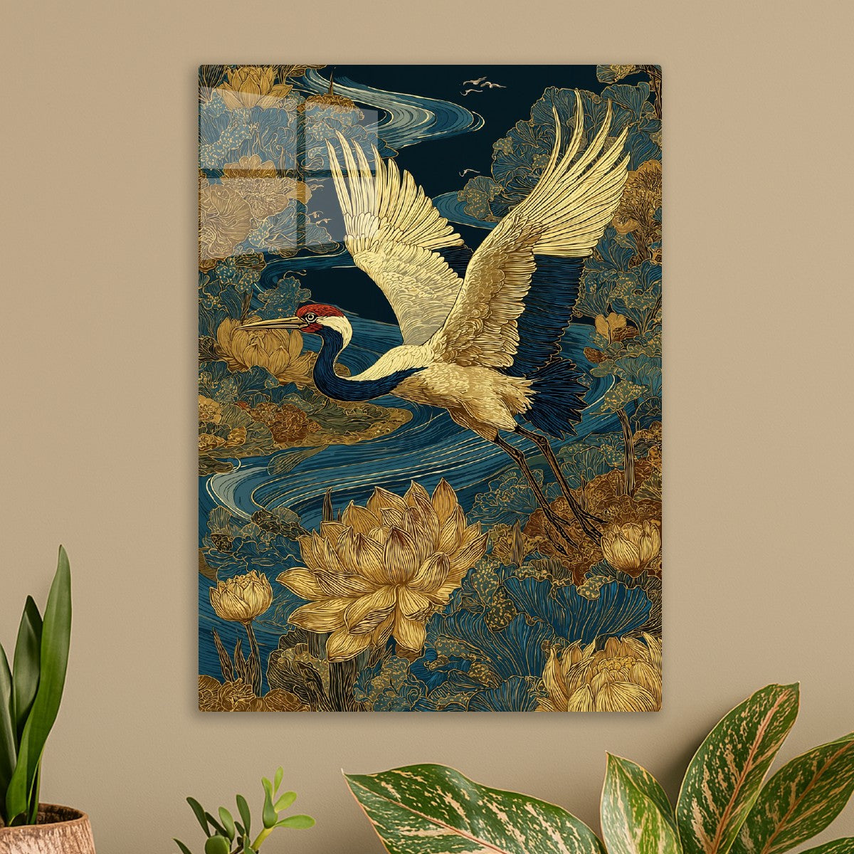 Flight over Golden Lotus