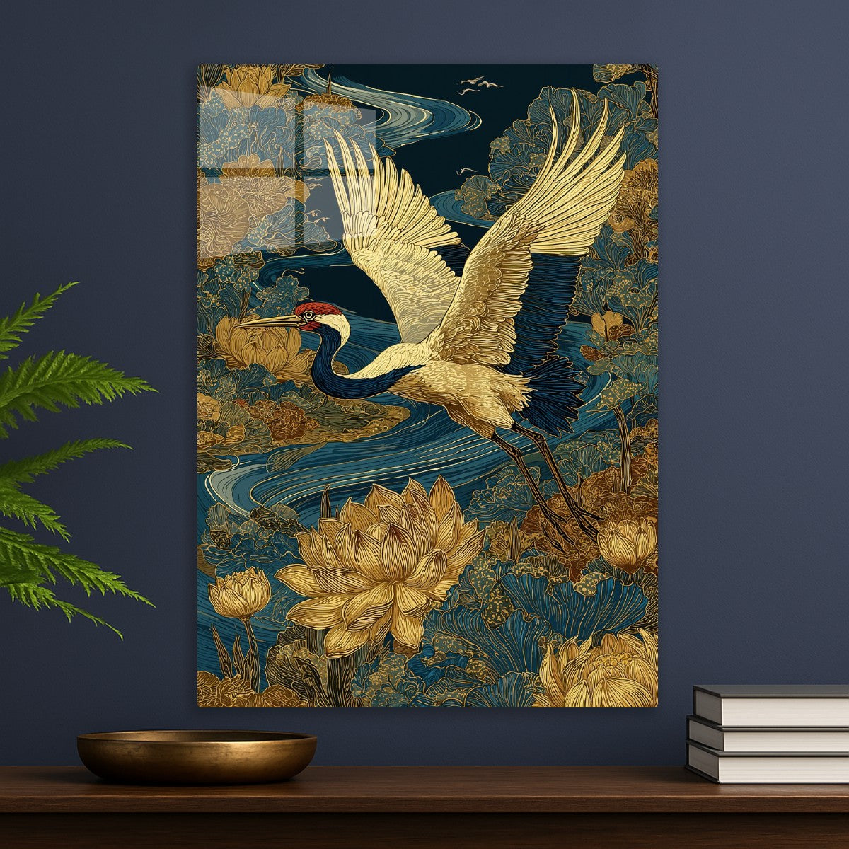 Flight over Golden Lotus