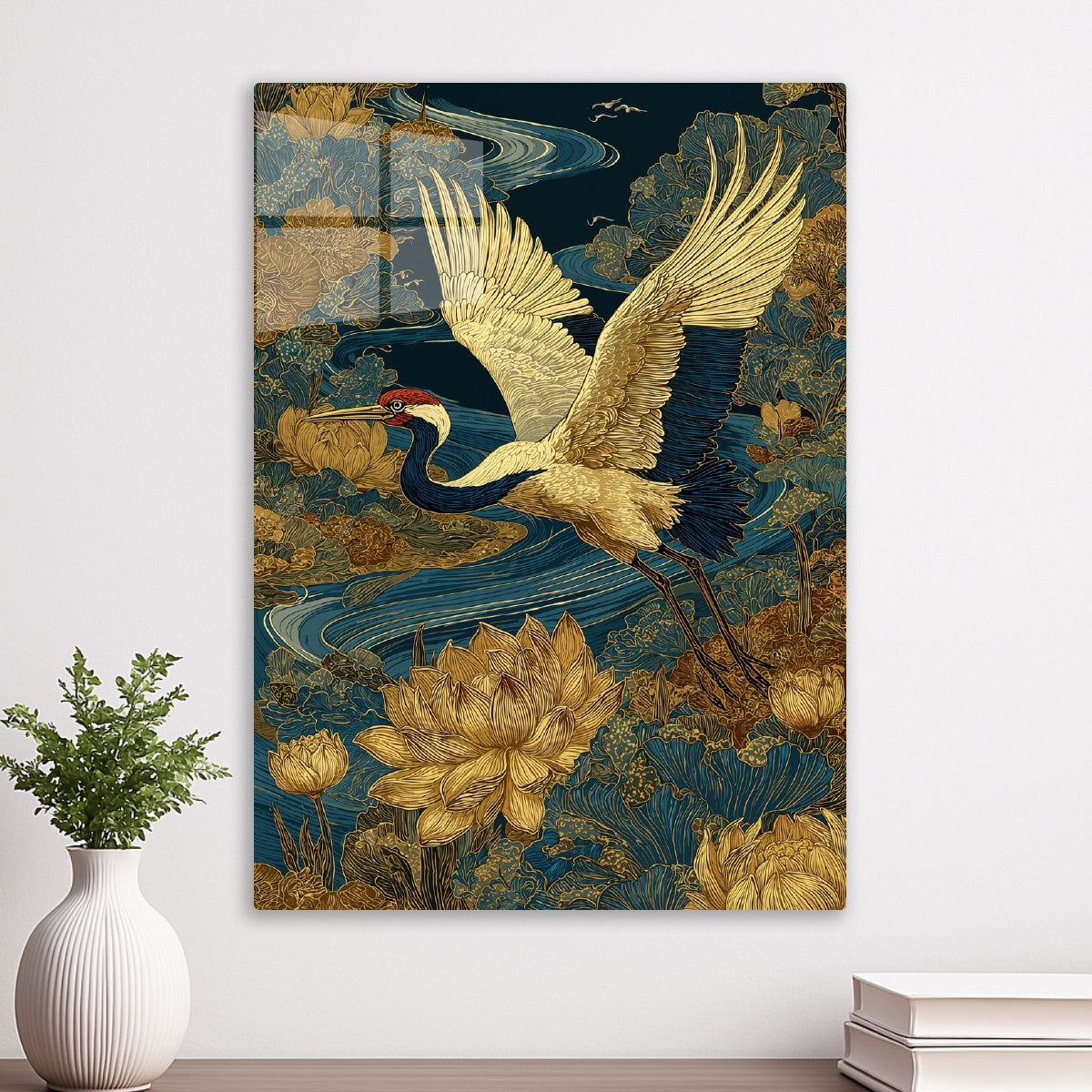 Flight over Golden Lotus