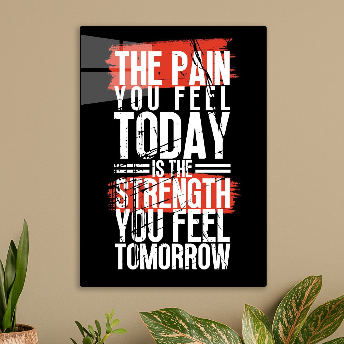 The pain you feel today is the strength you feel tomorrow