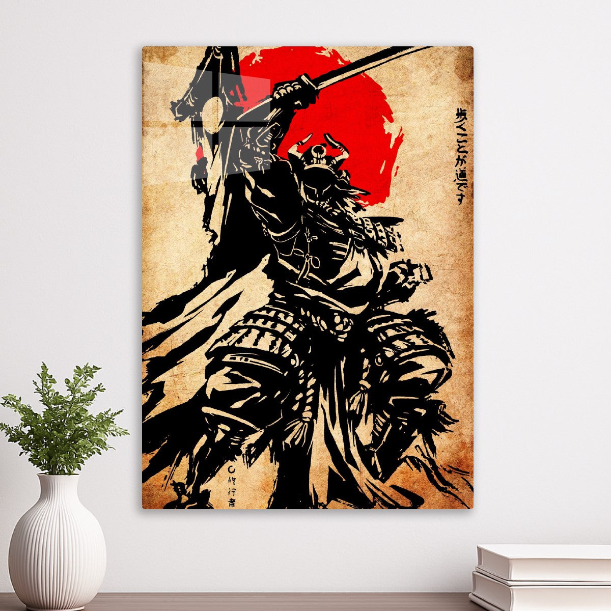 Japanese Samurai and his Katana