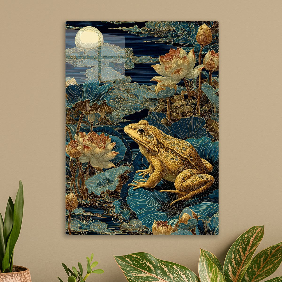 Moonlit Lotus Guardian