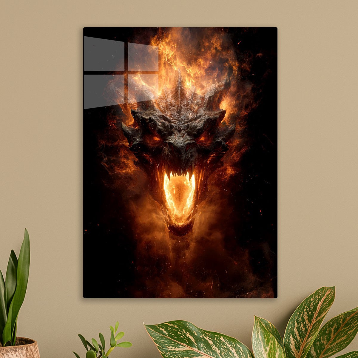 Fiery Red Dragon