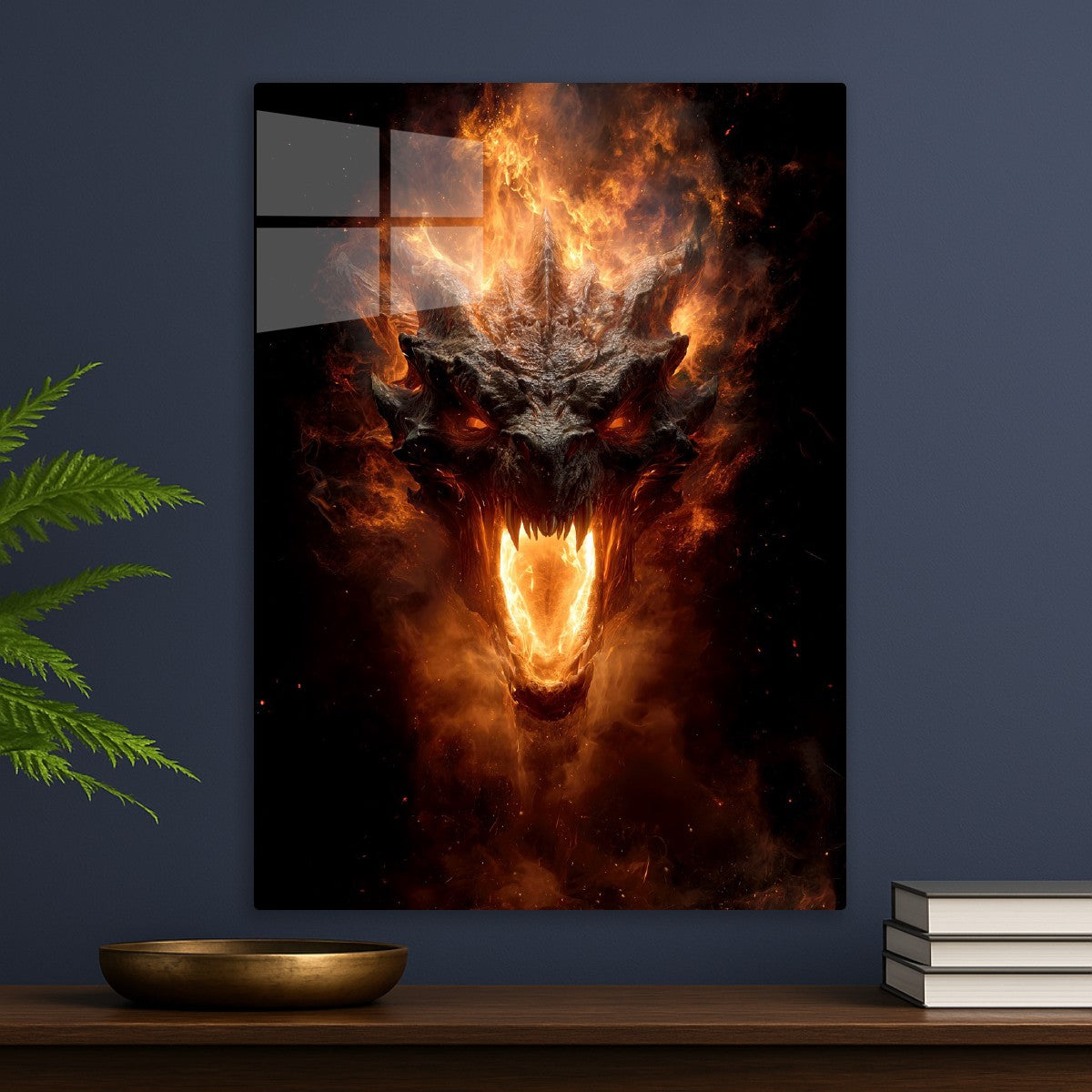 Fiery Red Dragon