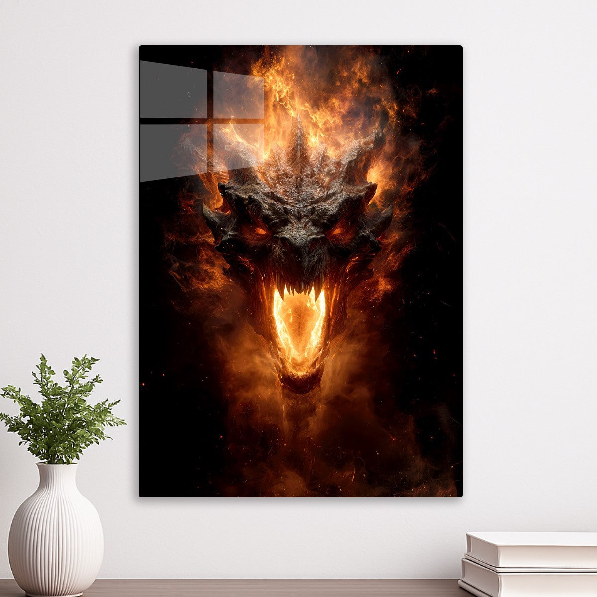Fiery Red Dragon