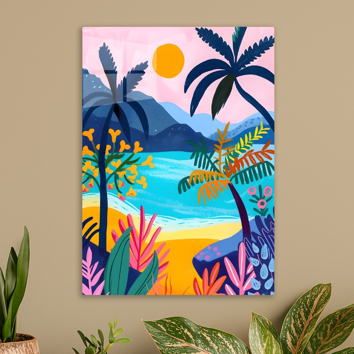 Tropical Sunset Dream painting