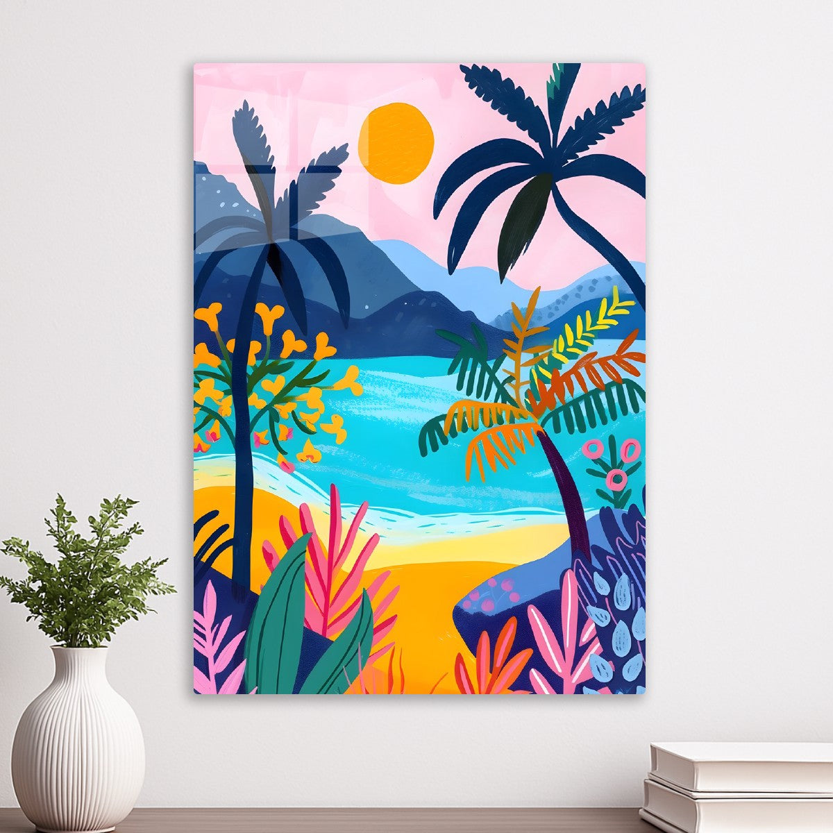 Tropical Sunset Dream painting