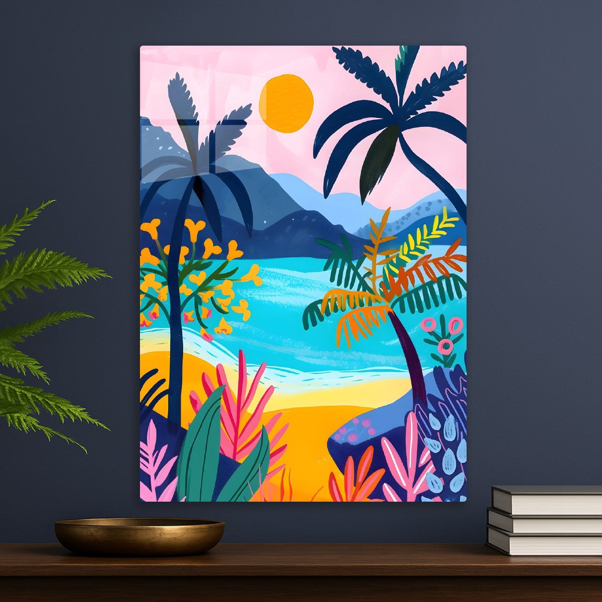 Tropical Sunset Dream painting