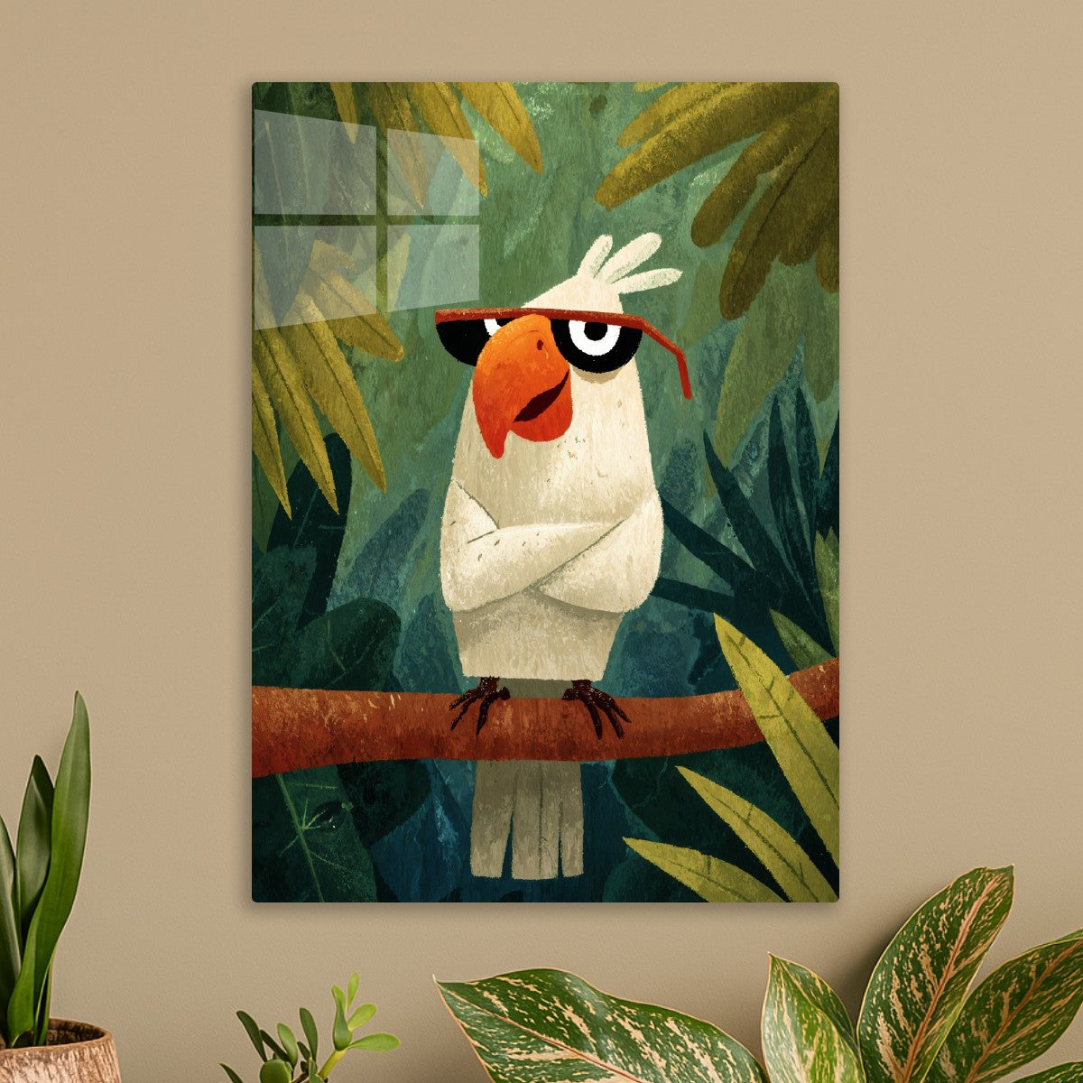 Grumpy Parrot with Shades