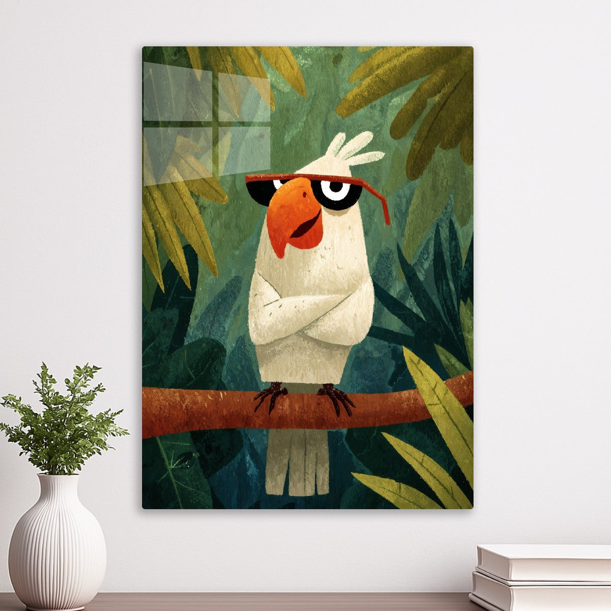 Grumpy Parrot with Shades