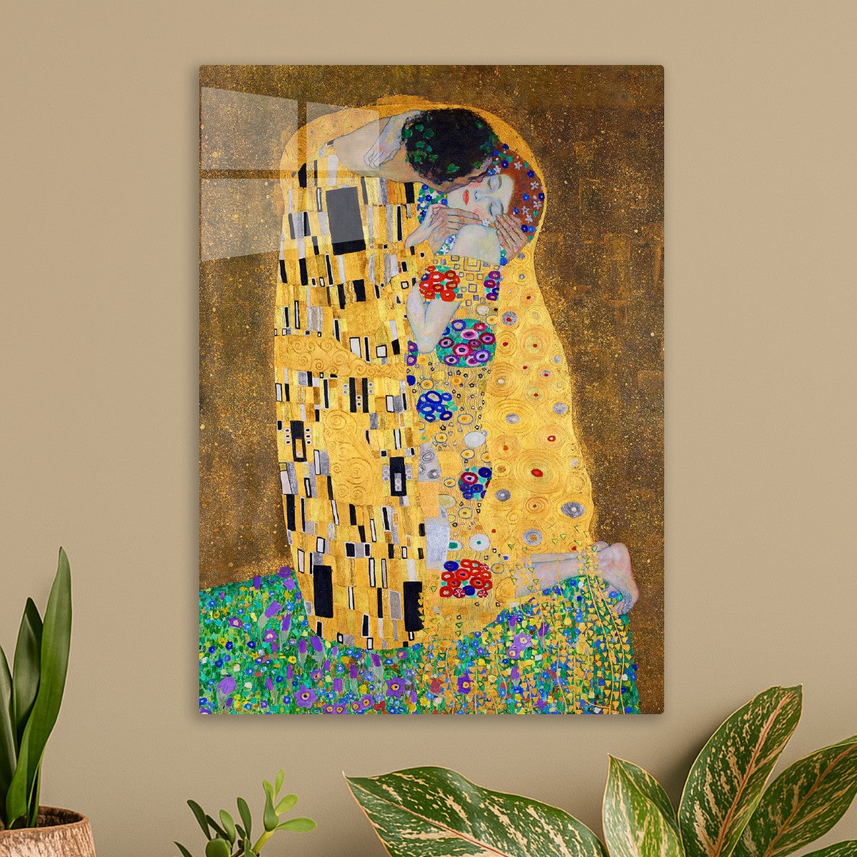 The Kiss 1908 painting