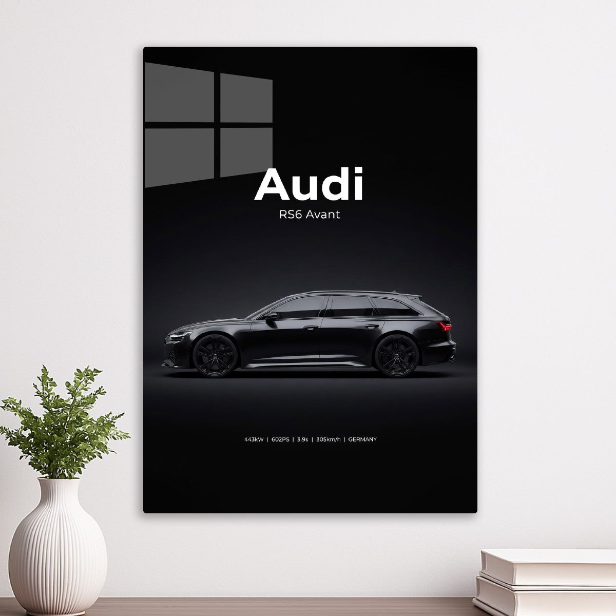 AUDI rs6 avant black