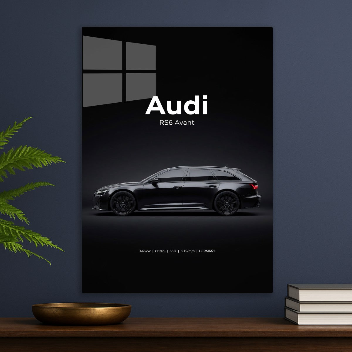 AUDI rs6 avant black