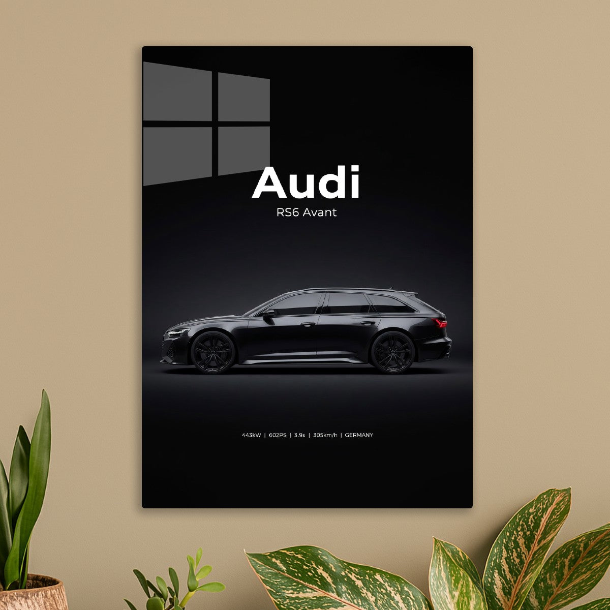 AUDI rs6 avant black