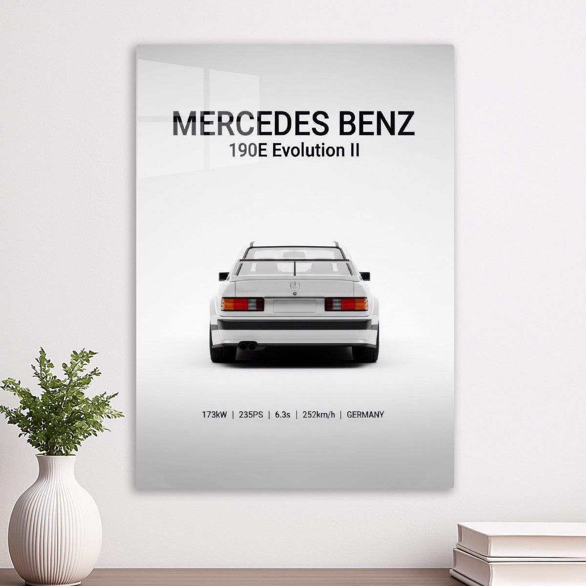 Mercedes 190E evo II white 