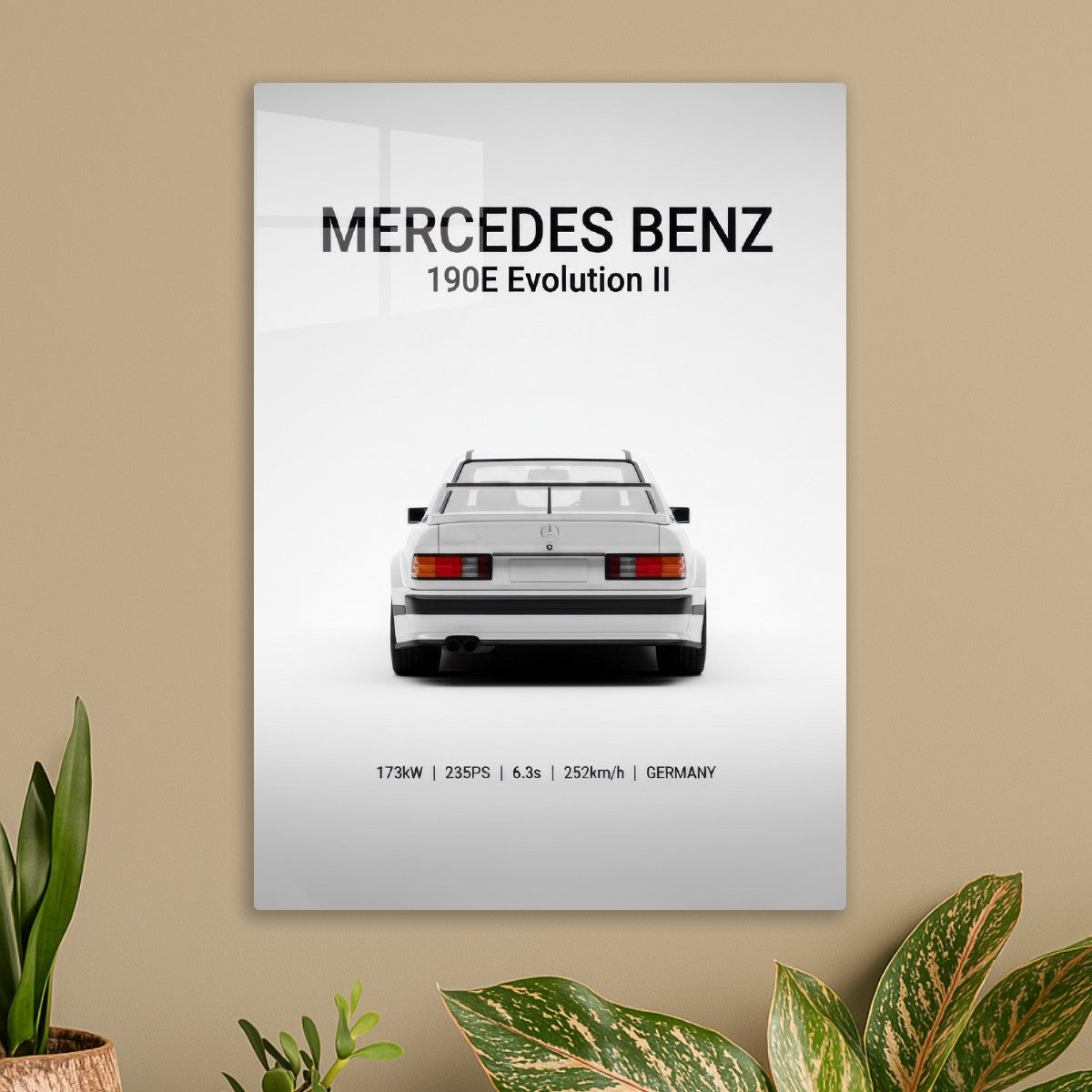 Mercedes 190E evo II white 