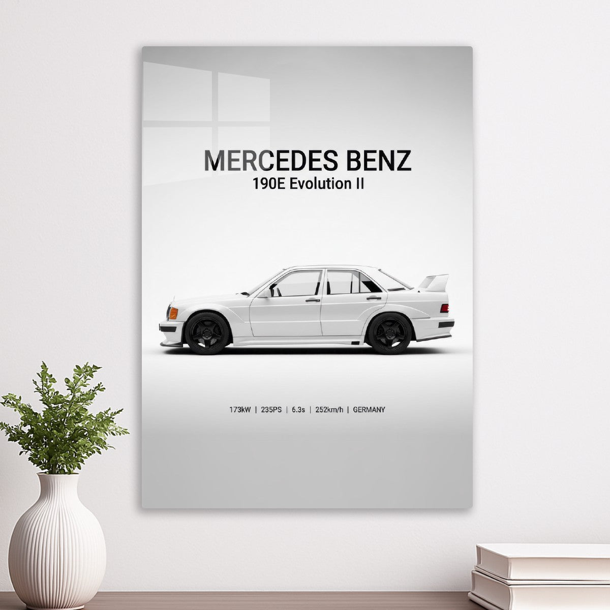 Mercedes 190E evo II white 